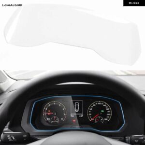 車用TPUインストルメント パネル 強化フィルムスクリーン フィルムスクリーン プロテクター VWジェッタMK7 2019 - 21 - Made　of　TPU