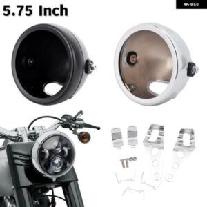 1個 5-3/4インチ 5.75インチ オートバイ バイク LED ヘッドライト マウント ハウジング バケットランプシェル ブラケット オートバイ バイク オートバイ バ