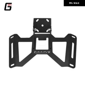 オートバイ バイク ナビゲーションGPS ブラケット カワサキ NINJA Z1000SX 2017-2021電話 ホルダー プレート スタンド 適応 サポート - black