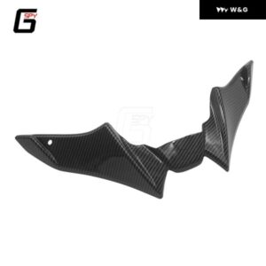 ヤマハ MT-09 MT09 SP 2021 - 23 オートバイ バイク スポーツ ダウンフォース ネイキッド フロントスポイラー エアロダイナミック フロントウィング - Carbon　Fiber