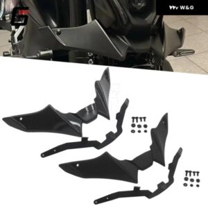ヤマハ MT-09 MT09 SP 2021 - 23 オートバイ バイク スポーツ ダウンフォース ネイキッド フロントスポイラー エアロダイナミック フロントウィング