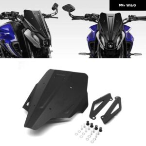 ヤマハ FZ07 MT07 MT-07 2021 2022 オートバイ バイク 風防 ウィンドスクリーン アルミキット デフレクター フェアリング カバー アクセサリー