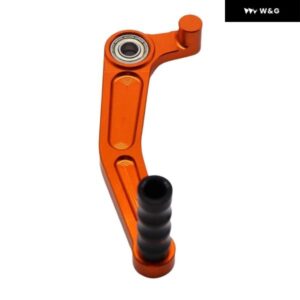 オートバイ バイク ブレーキ レバー ギア シフト レバー CNCアルミ シフト レバー DUKE 125 200 390 RC390 RC125 RC200 2013-2023 - Orange　Color