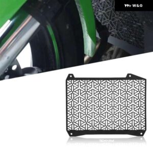 オートバイ バイク ラジエーター グリル ラジエーター グリル カワサキ ZX-4R ZX-4RR ラジエーター プロテクター カバー オートバイ バイク アクセサリー - Black