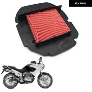 オート バイク エア フィルター ホンダ VTR1000 VTR1000F ファイアーストーム 1997-2006 VTR1000 スーパーホーク 1997-2005 XL1000 バラデロ 99-02 - RedBlack