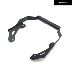 オートバイ バイク ナビゲーション ブラケット 電話 ホルダー レバー ホンダ AM DCT 2021-2023アクセサリー - Black