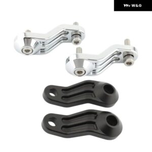 2ピース オートバイ バイク リアウィンカー ブラケット メタル マウント T120