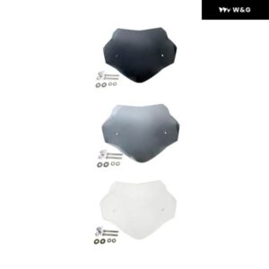 オートバイ バイク フロントガラス アクセサリー で傷に強い ウィンド ディフレクター スポイラー プロテクター SV650 2016交換用
