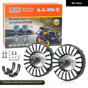 2個 オートバイ バイク 補助LED フォグランプ スポットライト ヘッドランプ バイク 運転ランプ BMW R1200GS F800GS ヤマハ MT07 MT09