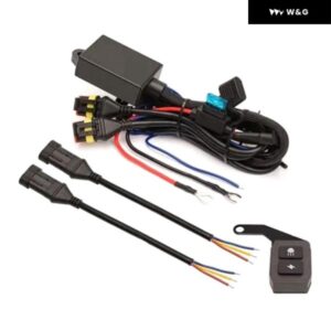 汎用 バイク 配線 ハーネス リレー フォグライト ワイヤーオンオフスイッチ12V 120W バイク オートフラッシュ コントローラ ー