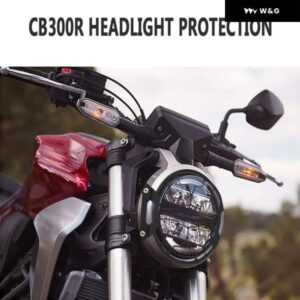 ヘッドライト ガード バイク ヘッドライト グリル カバー ヘッドライト ガード ホンダ CB300R