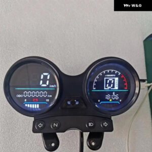 12V デジタル オドメーター スピード メーター ヤマハ YBR125 バイク オートバイ バイク LCD ディスプレイ スピード メーター 燃料計 デジタル計器