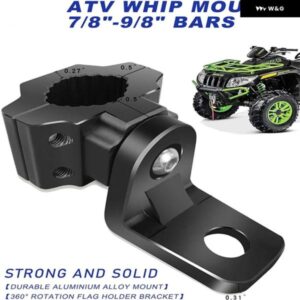 ホイップライトマウント ATV クワッド ATVライト マウント 0.875インチ 1インチ 1.125インチ ラックバー バンドルバー ATV マウント 合金ア - black