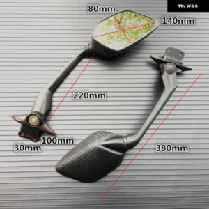 バックミラー サイドミラー バックミラー ヤマハ T-MAX 530 TMAX530 T-MAX530 2012-19 カスタムパーツ アクセサリー 交換用部品 互換品 - A