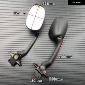 バックミラー サイドミラー バックミラー ヤマハ T-MAX 530 TMAX530 T-MAX530 2012-19 カスタムパーツ アクセサリー 交換用部品 互換品 - B
