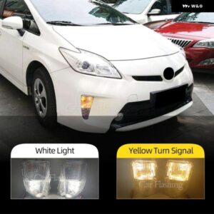 トヨタ プリウス ZVW30 2012-15 LED フォグライト ドライビングライトフロントバンパー フォグランプ DRL フォグランプ アセンブリ カスタ - R　side