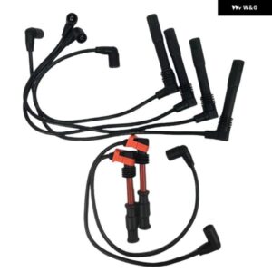 点火ケーブルキット アウディ A6 C5 2.4L 2.8L A4 B5 VW パサート シュコダ スーパーブ スパーク プラグ ワイヤーセット アクセサリー 078-