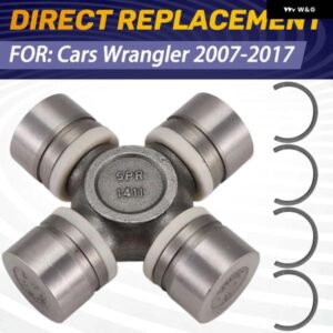 ジープ ラングラー 2007-2017 フロントハーフシャフト 汎用 ジョイント 汎用 ジョイント キット 68145053AA 68145053AF カスタムパーツ ア - Silver