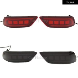 車 LED スバル フォレスター 2019-23 リアバンパー リフレクターライト テールシーケンシャルウインカーブレーキランプ カスタムパーツ ア