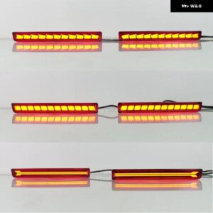 LED リアバンパー ランプ 三菱 XFORCE 2023 2024 ブレーキライト ウィンカー バックアップリフレクター ランプリバース テールライト カス - Smoke　B