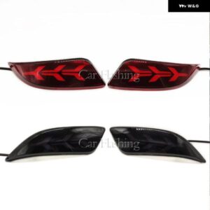 車 LED テールリアバンパー リフレクターライト トヨタ カムリ 2015 2016 フォグランプ ウィンカー ストップブレーキランプ カスタムパーツ - Red　model　A