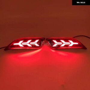 車 LED テールリアバンパー リフレクターライト トヨタ カムリ 2015 2016 フォグランプ ウィンカー ストップブレーキランプ カスタムパーツ - Red　model　B