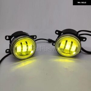 フロントバンパー フォグライト LED エンジェルアイデイタイム ランニングライト DRL H11 12V フォード ECOSPORT 2013-16 カスタムパーツ - Blue　Angel　Eye