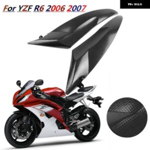 タンクサイドカバー パネル ガス フェアリング ヤマハ 2006 2007 YZF-R6 06 07 YZFR6 カスタムパーツ アクセサリー 交換用部品 互換品 - Carbon　fiber　pattern