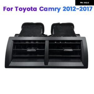 1ピース ダッシュボード 中央 コンソール エアコンアウトレット アセンブリ ブラック ABS トヨタ カムリ 2012-2017 A/C グリル ベント カス - Black