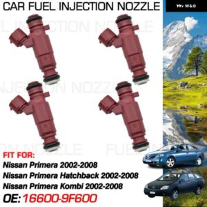 16600-9F600 0280155940 日産 プリメーラ P12 コンビ 日産 プリメーラハッチバック 2002-2008 2004 燃料インジェクターノズル噴射 カスタム