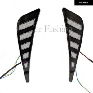 車 LED DRL トヨタ アバロン 2018-21 デイタイム ランニングライト フォグランプ ダイナミックウィンカー フォグランプ カバー カスタムパ