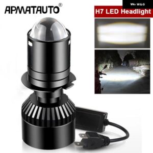 1個 オートバイ H7 LED ヘッドライト パラモトライト ヤマハ R3 R6 FZ1 FZ6 MT07 FZ07 MT09 FZ09 BMW アプリリアカワサキ カスタムパーツ - 1PCS　H4
