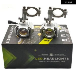 汎用 超高輝度スポットライト BMW オートバイ LED 補助 フォグライト ドライビングランプ BMW R1200GS/ADV K1600 R1200GS R1100 カスタムパ - Set　B