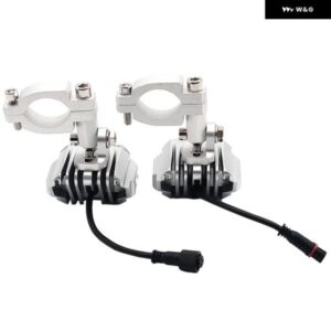 汎用 超高輝度スポットライト BMW オートバイ LED 補助 フォグライト ドライビングランプ BMW R1200GS/ADV K1600 R1200GS R1100 カスタムパ - Yellow　set　B
