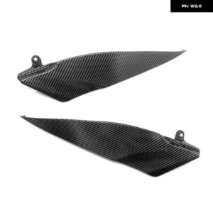 1ペア ABS カーボンガスタンクトリム カバー ガード フェアリング ヤマハ 2007-2008 オートバイ 燃料タンクサイド パネル ハウジング カス - Carbon　Fiber