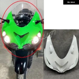 オートバイ 未塗装 アッパーフロントカウ ルノー ズ フェアリング KAWASAKI NINJA ZX-14R ZZR1400 39022 カスタムパーツ アクセサリー 交換