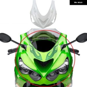 オートバイ 未塗装 アッパーフロントカウ ルノー ズ フェアリング KAWASAKI NINJA ZX-14R ZZR1400 2012-19 カスタムパーツ アクセサリー 交