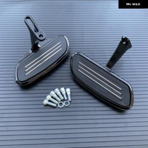 オートバイ フットペグ フットレスト 助手席 フロアボードフットボードマウントツーリング ロードキング ストリートグライド 1993-2023 カ