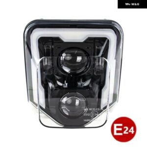 オートバイ ヘッドライト ハスクバーナ TE150 TE150I TE250 TE300 TE300I LED ヘッドライト W/高ロービーム DRL ヘッドランプサイドマウント