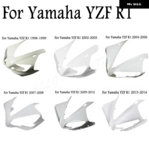 オートバイ 未塗装 アッパーフロントカウ ルノー ズ フェアリング ヤマハ YZF-R1 1998-2005-14 カスタムパーツ アクセサリー 交換用部品 互