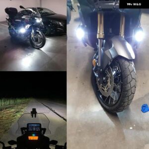補助ライト ホンダ BMW R1200GS アドベンチャー F800GS F700GS F650 K1600 フロント フォグライト LED ドライビングライト オートバイ 部品 - Set　B