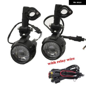 補助ライト ホンダ BMW R1200GS アドベンチャー F800GS F700GS F650 K1600 フロント フォグライト LED ドライビングライト オートバイ 部品 - Only　light　B