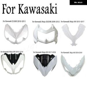 オートバイ 未塗装 アッパーフロントカウ ルノー ズ フェアリング KAWASAKI NINJA 250 NINJA300 NINJA400 NINJA650 2018 2019 カスタムパー