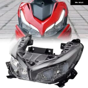 オートバイ ヘッドライト ヤマハ NVX155 AEROX155 AERON125 V2 2015-2019 アクセサリーフロントランプ カスタムパーツ アクセサリー 交換用