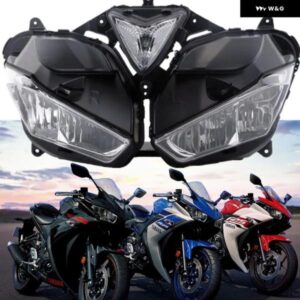 ヤマハ YZF-R25 R3 2013-17 ヘッドライト アセンブリ YZF R25 R3 ヘッドランプ オートバイ フロントドライビングライト カスタムパーツ ア
