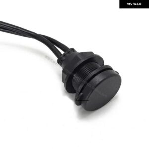 車とバイク用丸型ヘッドUSB3.0 REVOLUTIONメスパネル取り付けUSB延長ケーブル 防水カバー付き - Dual　USB3.0