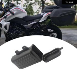 オートバイツールボックス ブラック 取り付け簡単 広々とした交換部品 オートサイクルアクセサリー DJEBEL DR200 TW200 DR250 TW225用