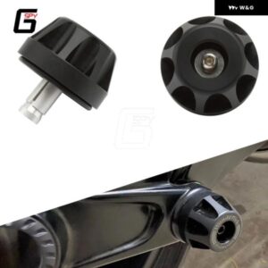 オートバイファイナルドライブハウジング カルダンクラッシュスライダープロテクター BMW R1200GS R1200GS LC 2013-17 R1200GS LC ADVENTURE 2014-17用