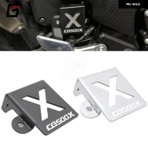 ホンダ CB500X CB500F CBR500R 2019-21用 オートバイリアブレーキポンプ フルードタンク オイルカップ リザーバーガードカバープロテクター