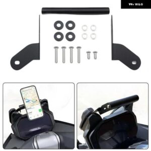 バイク用携帯電話ホルダー 携帯電話マウント 取り付け簡単 スペアパーツ C400GT用ブラックナビゲーションスマートフォンブラケットの交換品